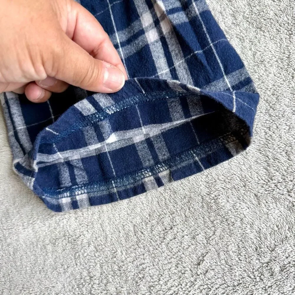 Boxercraft Boys Blue Flannel Plaid Pajama Lounge Pants